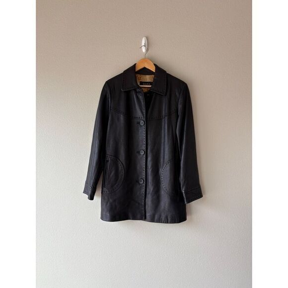 dana bachman soft butter leather jacket - Picture 1 of 11